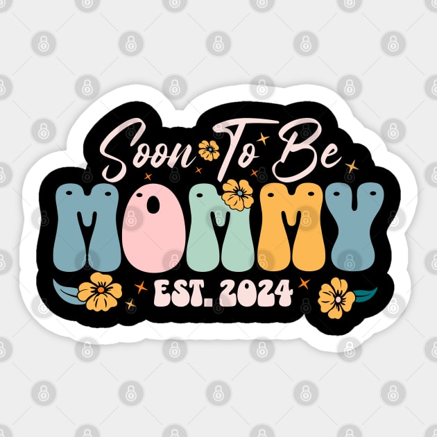 Soon To Be Mommy Est 2024 Sticker by retroparks